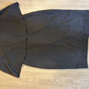 Socialite Black Strapless Cocktail Dress